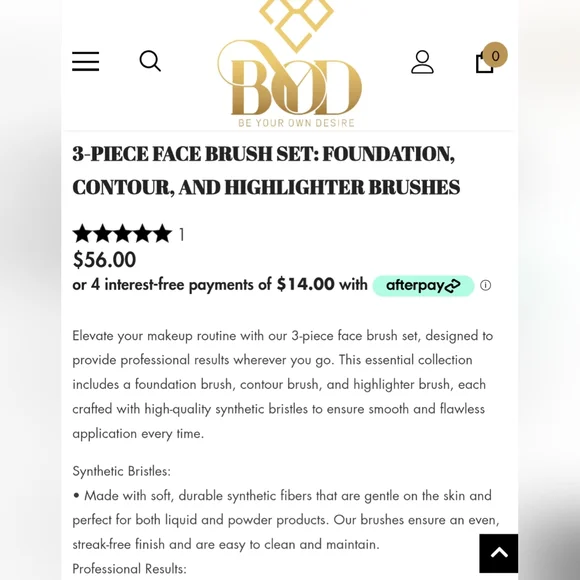 5/75$ BYOD 3-Piece Face Brush Set - Picture 2 of 9